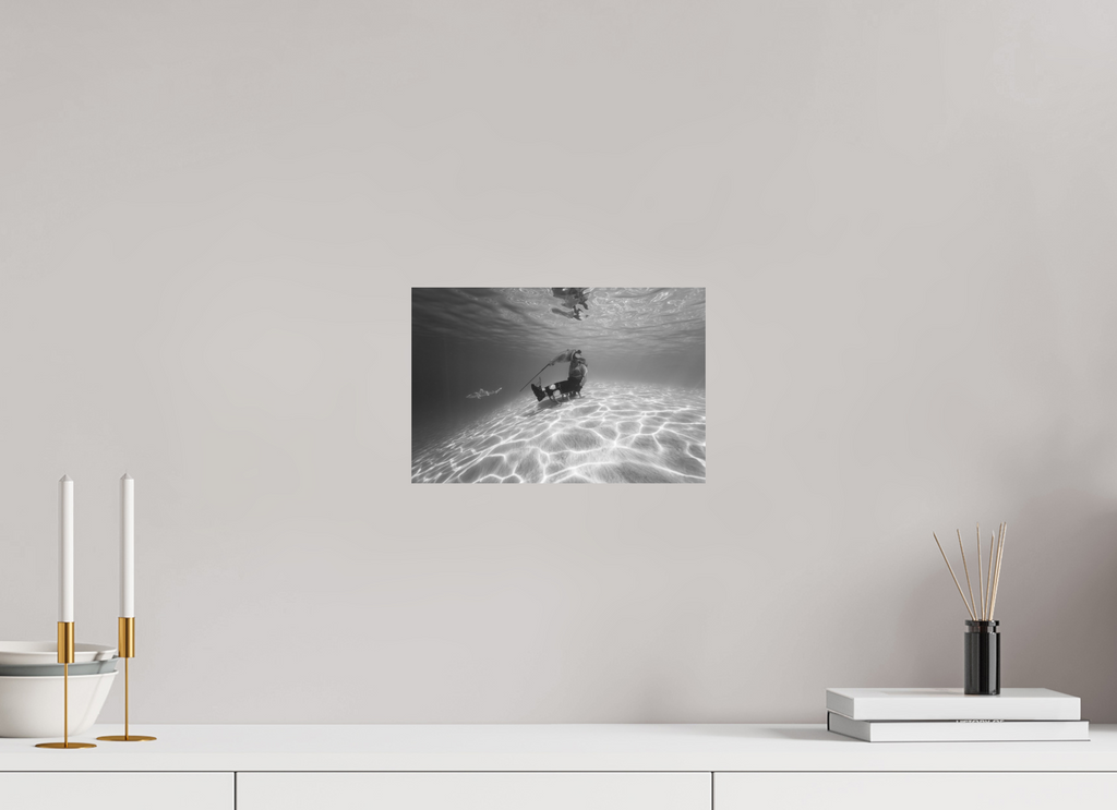 30 x 20 cm, Print Hahnemühle Bright white Underwater Sledding