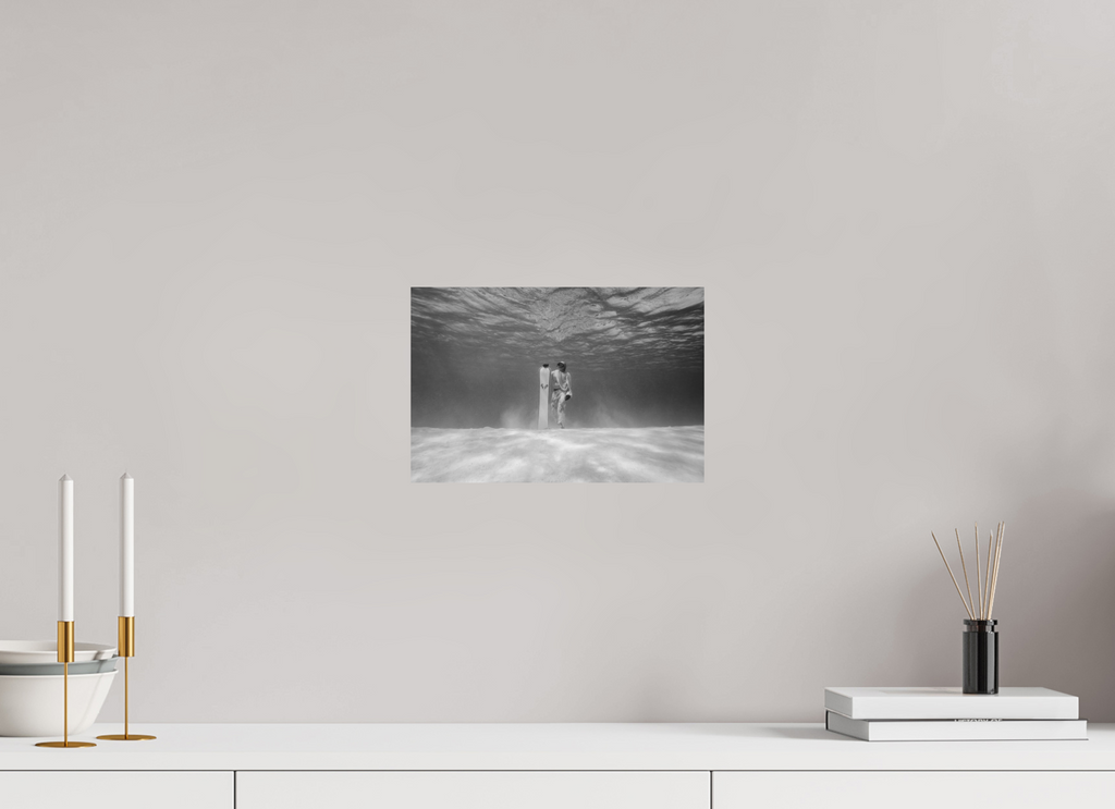 30 x 20 cm, Print Hahnemühle Bright white Underwater Snowboarding II